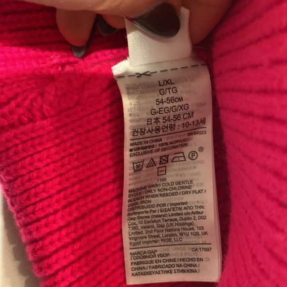 Neon Pink Winter Hat - Picture 6 of 6